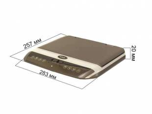 Потолочный монитор 10,1" AVIS AVS1050MPP (тёмно-серый) со встроенным FULL HD медиаплеером